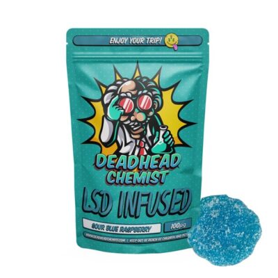 Buy LSD Edible 100ug Sour Blue Raspberry Deadhead Chemist